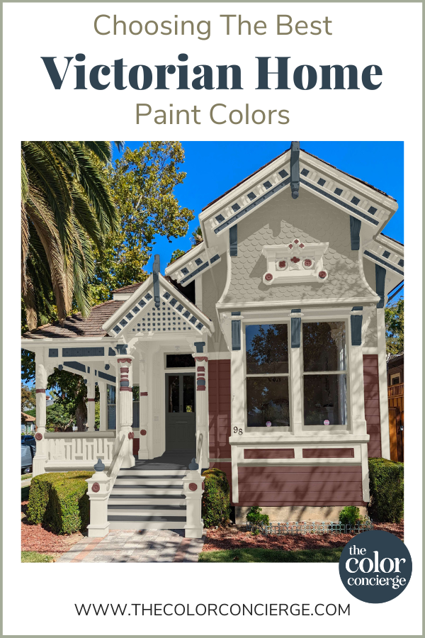 最好的表面油漆颜色的调色板维多利亚时代的房屋伟德app最新版本下载