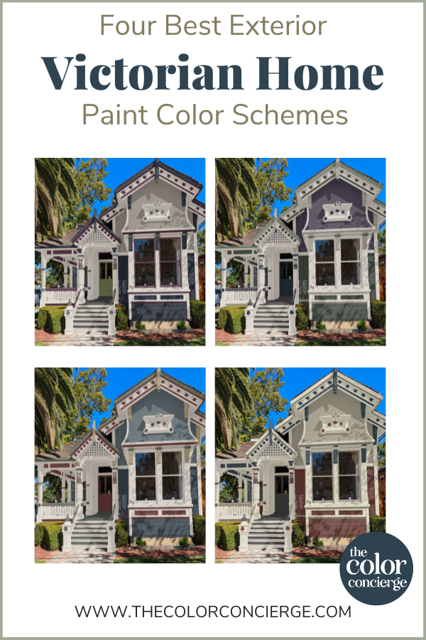 最好的表面油漆颜色的调色板维多利亚时代的房屋伟德app最新版本下载
