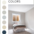 一系列的颜色色板最好的地下室油漆颜色。伟德app最新版本下载